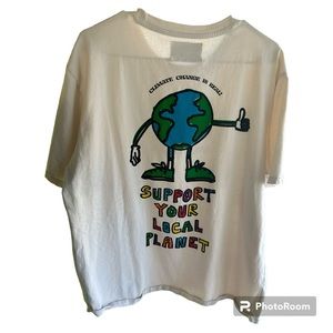 Change Planet earth shirt